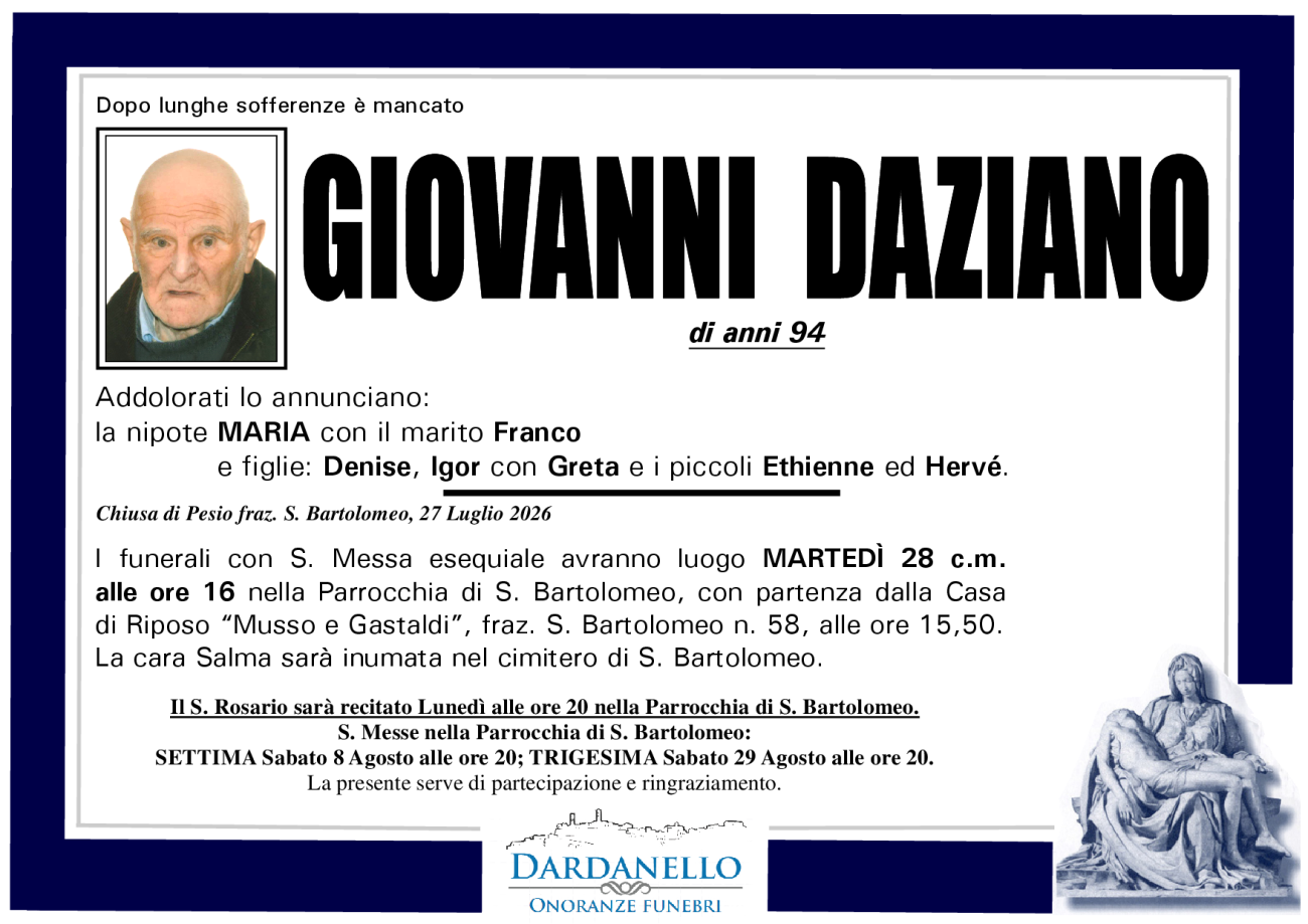 GIOVANNI DAZIANO