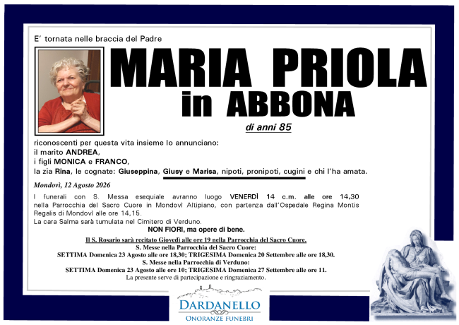 PRIOLA MARIA